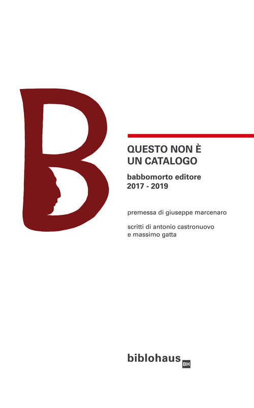 Cover of Questo non è un catalogo Babbomorto Editore 2017-2019
