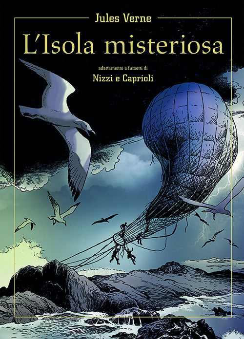 Cover of Isola misteriosa. Adattamento a fumetti di Nizzi e Caprioli