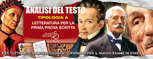 Cover of Analisi del testo. Tipologia A. Letteratura per la prima prova scritta della maturità. Per tutte le scuole secondarie superiori, per il nuovo esame di stato