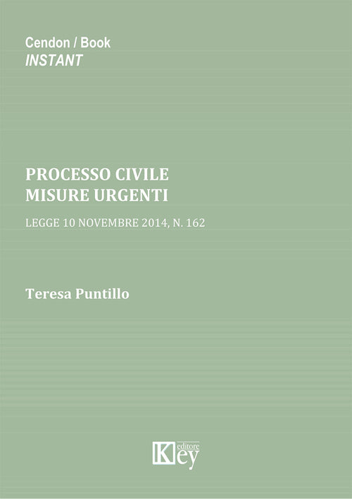 Cover of Processo civile. Misure urgenti. Legge 10 novembre 2014, n. 162