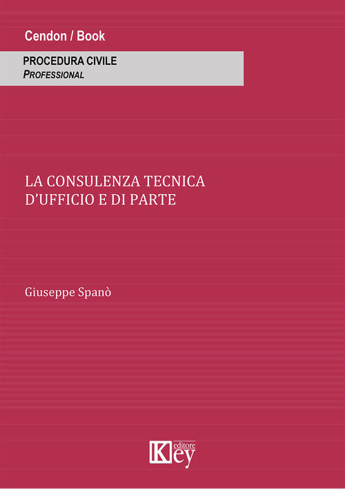 Cover of consulenza tecnica d'ufficio e di parte
