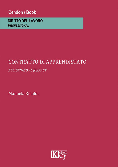 Cover of Contratto di apprendistato. Aggiornato al jobs act
