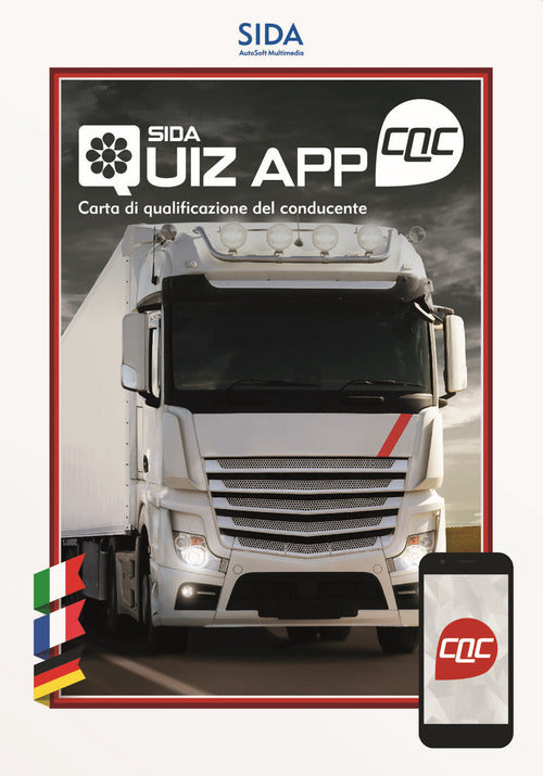 Cover of SIDA quiz app CQC. Carta di qualificazione del conducente
