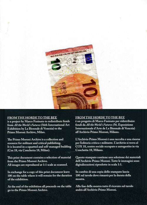 Cover of From the horde to the bee. Ediz. italiana e inglese