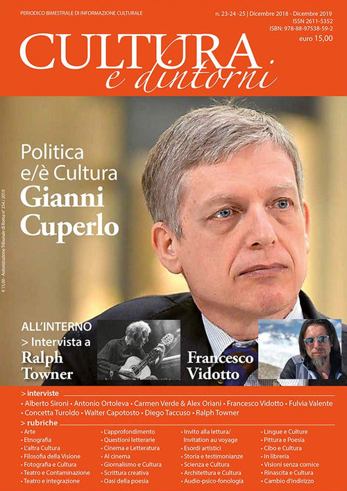 Cover of Cultura e dintorni. Periodico bimestrale di informazione culturale