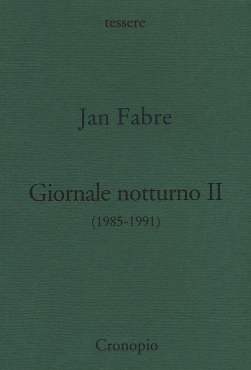 Cover of Giornale notturno (1985-1991)