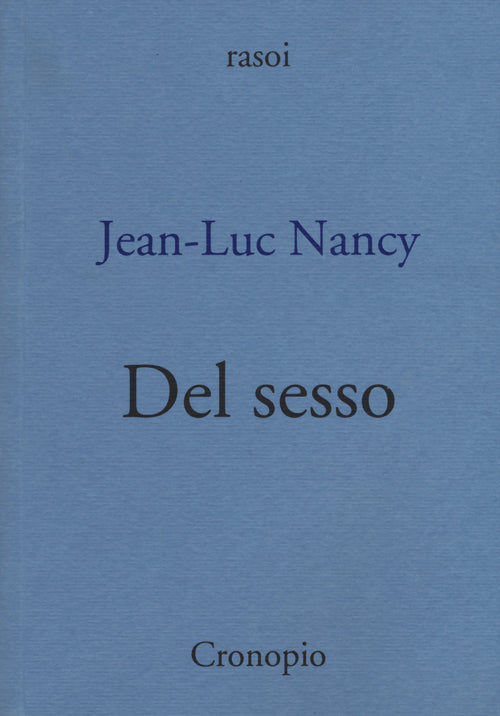 Cover of Del sesso