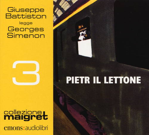 Cover of Pietr il Lettone letto da Giuseppe Battiston. Audiolibro. CD Audio formato MP3