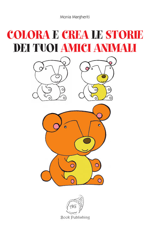 Cover of Colora e crea le storie dei tuoi amici animali