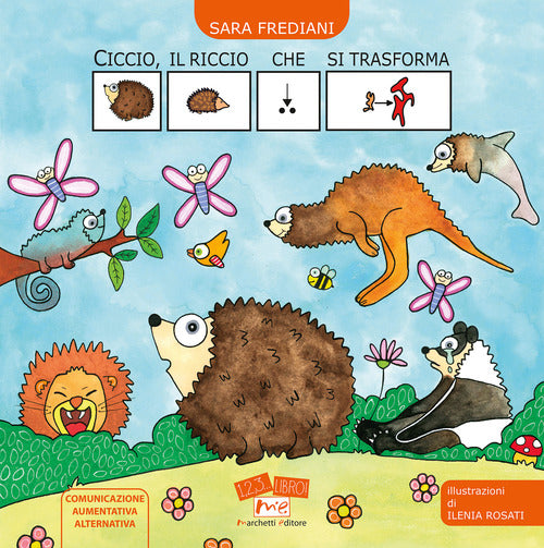 Cover of Ciccio, il riccio che si trasforma. In CAA (Comunicazione Aumentativa Alternativa)