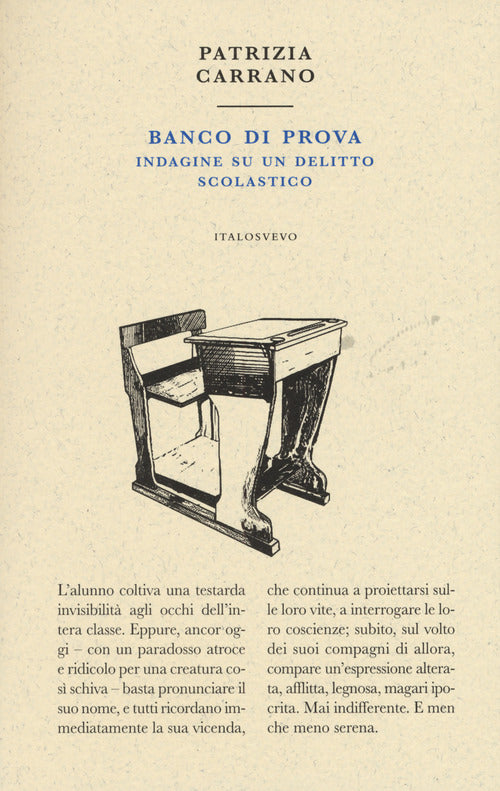 Cover of Banco di prova. Indagine su un delitto scolastico