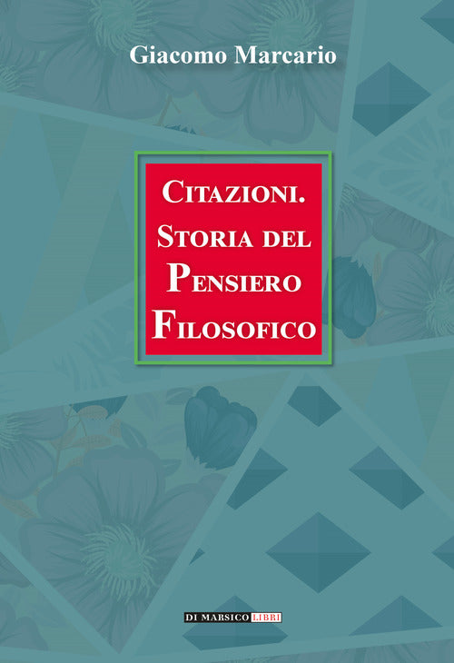 Cover of Citazioni. Storia del pensiero filosofico