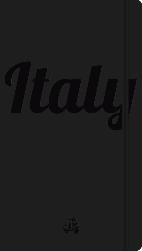 Cover of Italy. Black cover. Personal Jo Journal. Ediz. italiana e inglese