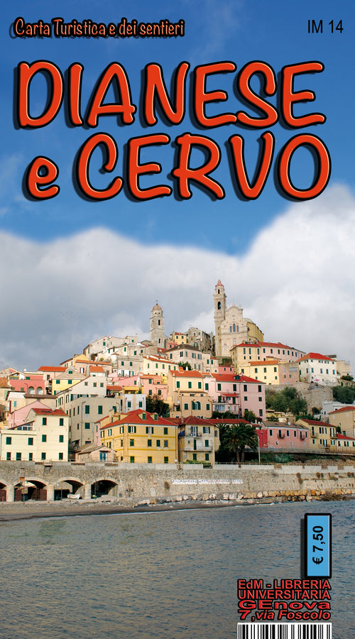 Cover of Dianese e Cervo. Carta turistica e dei sentieri 1:25.000. San Lorenzo al Mare, Porto Maurizio, Oneglia, Diano Ligure, Cervo, Andora
