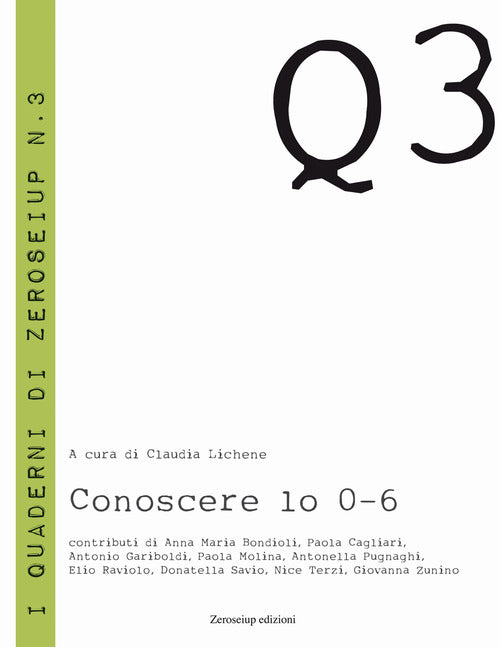 Cover of Conoscere lo 0-6