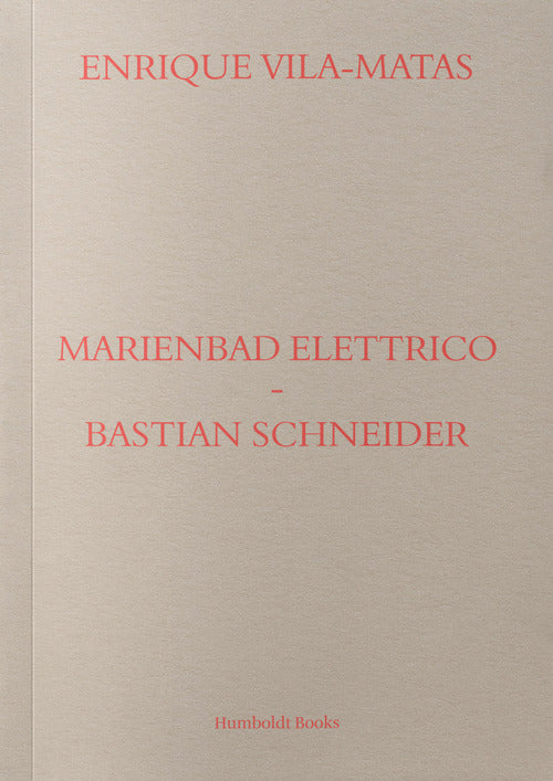 Cover of Marienbad Elettrico-Bastian Schneider. Ediz. italiana