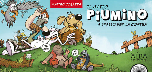 Cover of gatto piumino. A spasso per la contea