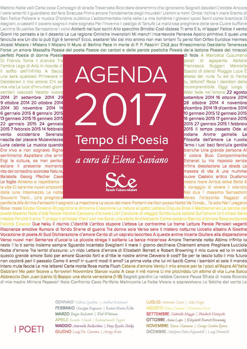 Cover of Tempo di poesia. Agenda 2017