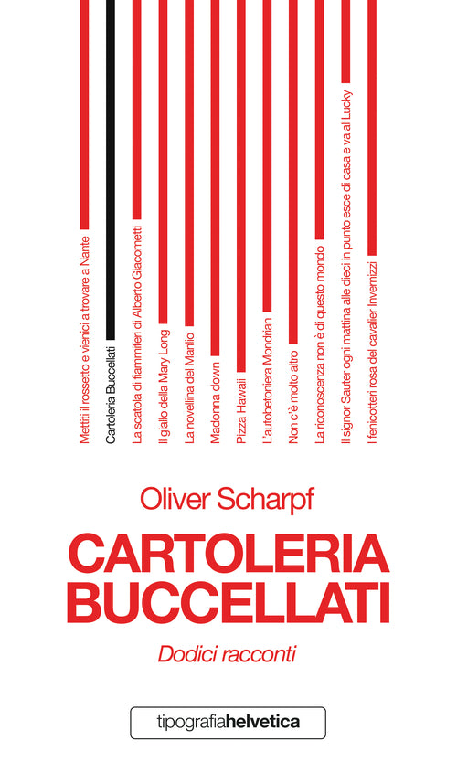 Cover of Cartoleria Buccellati. Dodici racconti