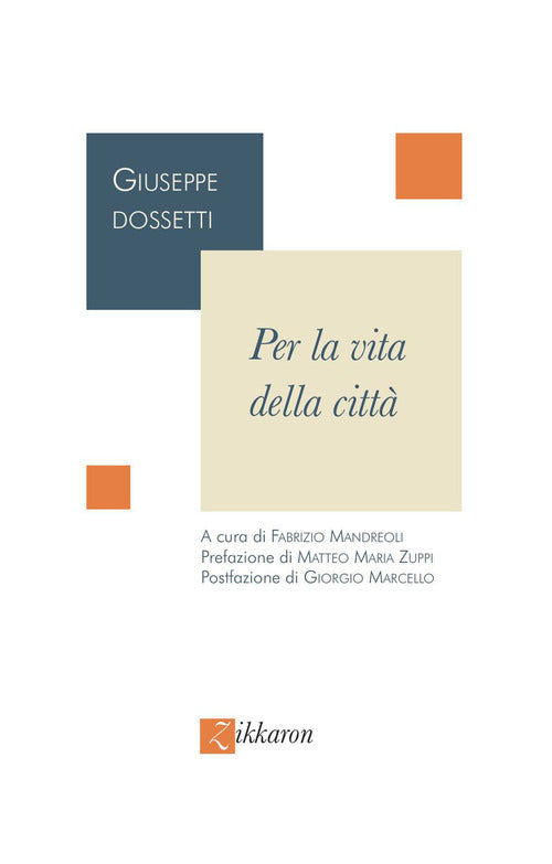 Per la vita della citt
