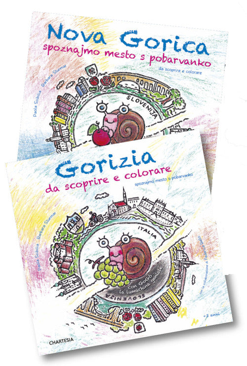 Gorizia e Nova Gorica da scoprire e colorare. Con GoG la lumachina geniale
