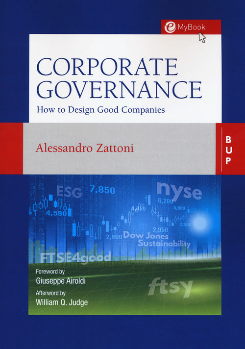 Cover of Corporate governance. How to design good Companies