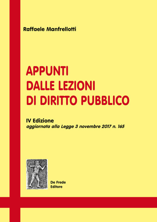 Cover of Appunti dalle lezioni di diritto pubblico