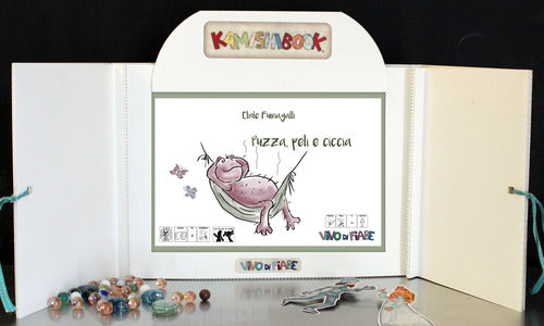 Cover of Puzza, peli e ciccia. Testo in simboli. Kamishibai