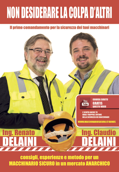Cover of Non desiderare la colpa d'altri. Il primo comandamento per la sicurezza dei tuoi macchinari