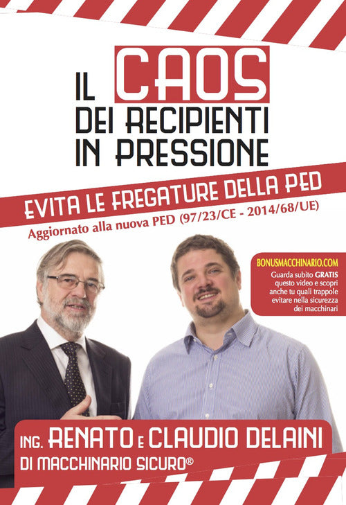 Cover of caos dei recipienti in pressione. Evita le fregature della PED