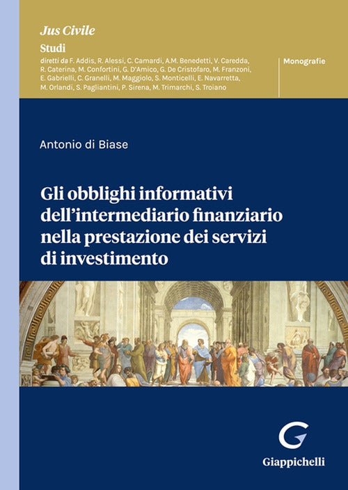 Cover of Gli obblighi informativi dell'intermediario finanziario nella prestazione dei servizi di investimento