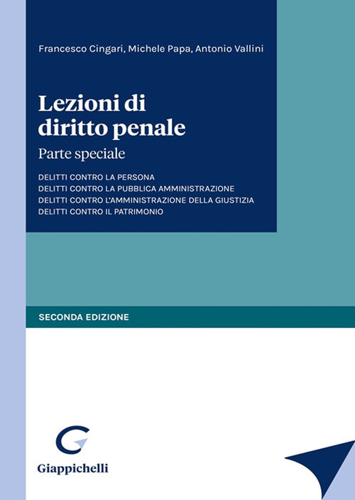 Cover of Lezioni di diritto penale