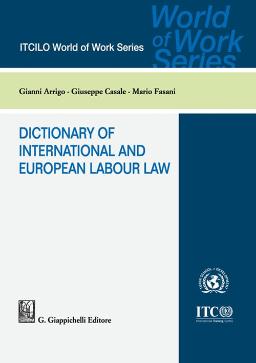 Cover of Dictionary of international and european labour law