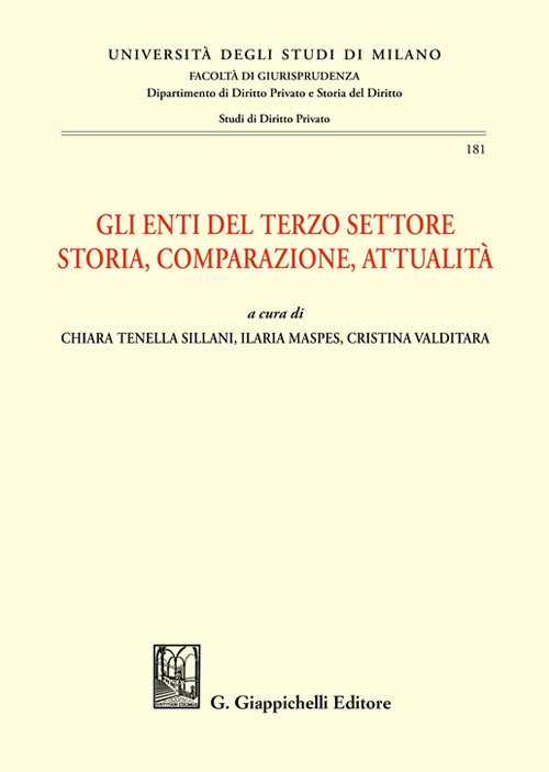 Gli enti del terzo settore. Storia, comparazione, attualit