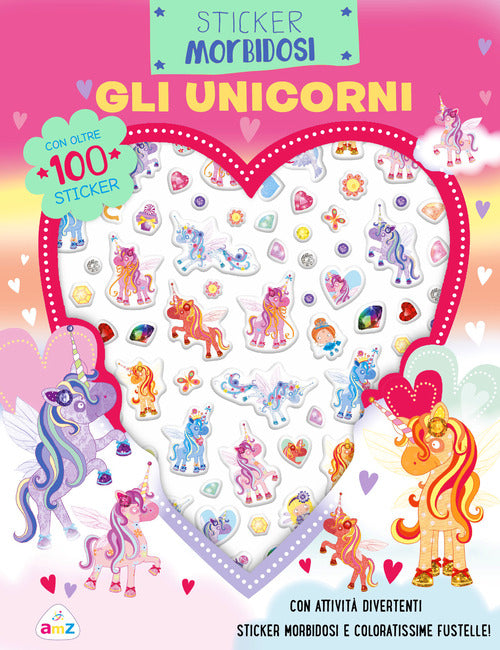 Cover of unicorni. Sticker morbidosi