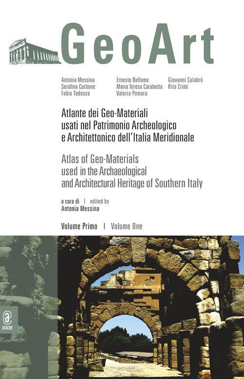 Cover of Atlante dei geo-materiali usati nel patrimonio archeologico e architettonico dell'Italia meridionale