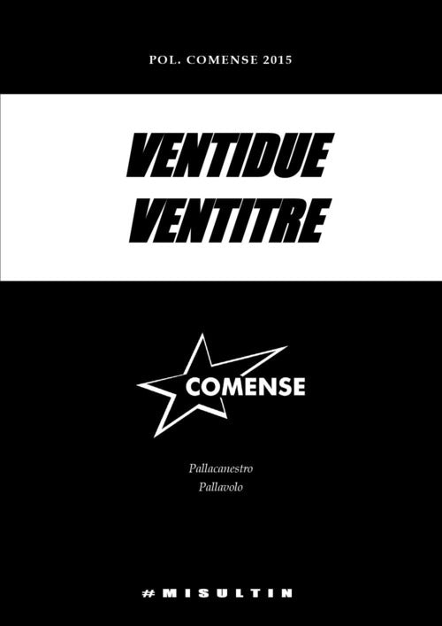 Cover of Comense yearbook 2022/2023