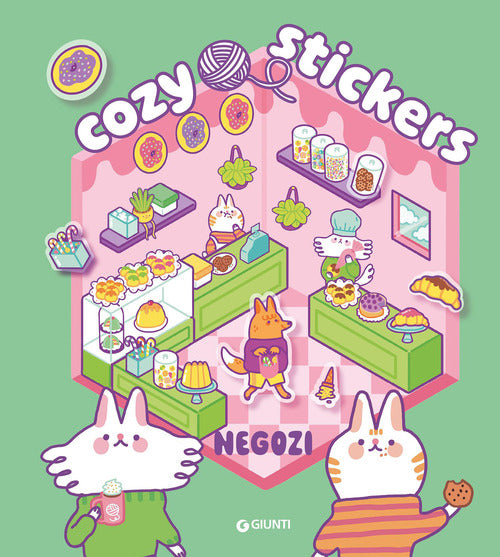 Negozi. Cozy stickers