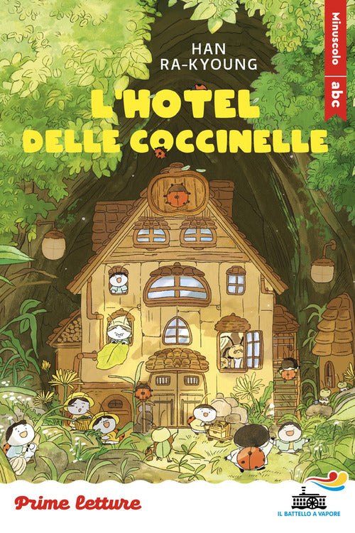 L'hotel delle coccinelle. Stampatello minuscolo a leggibilità facilitata