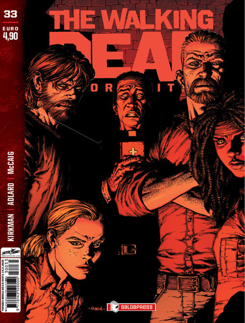 Cover of walking dead. Color edition