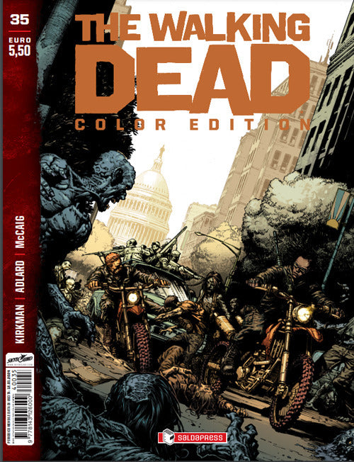 Cover of walking dead. Color edition