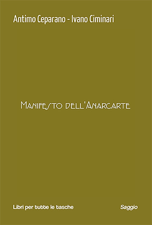 Cover of Manifesto dell'anarcarte