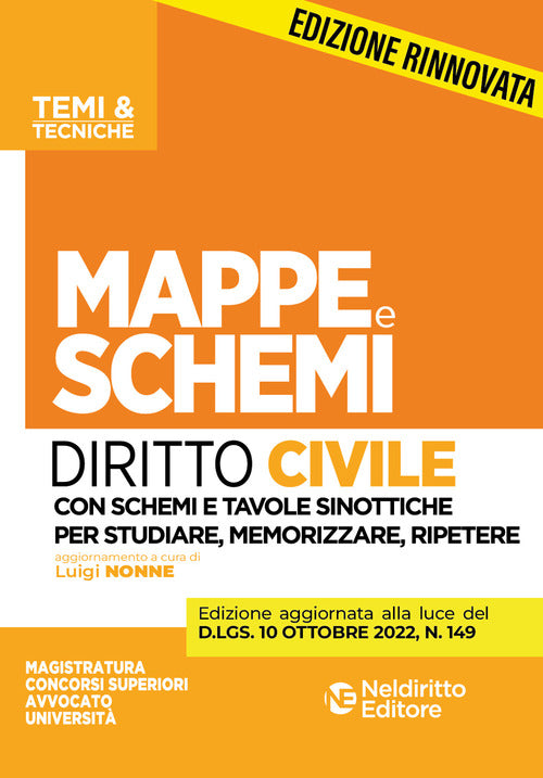 Cover of Mappe e schemi di diritto civile