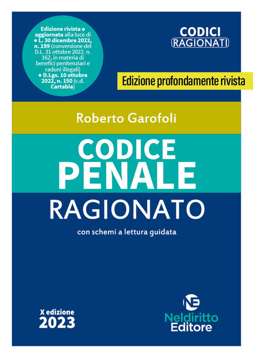 Cover of Codice penale ragionato. Aggiornato alla Riforma Cartabia