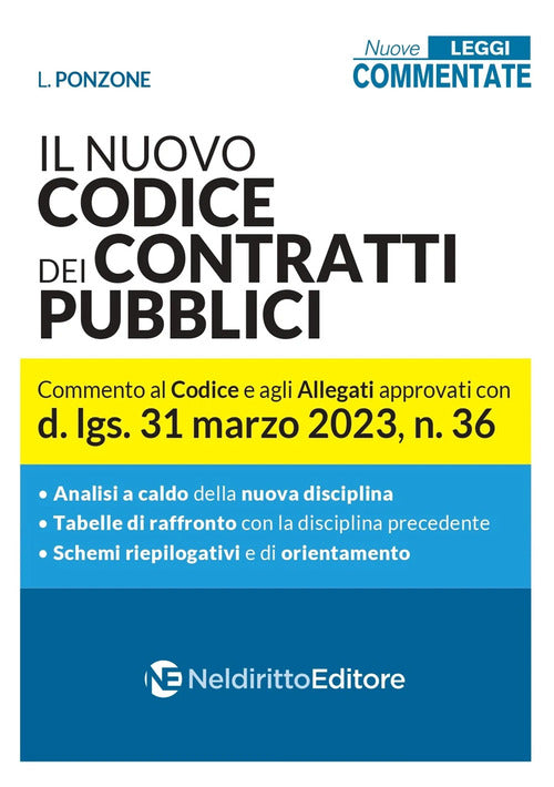Cover of nuova disciplina dei contratti pubblici. Commento al Codice e agli Allegati approvati con d.lgs. 31 marzo 2023, n.36