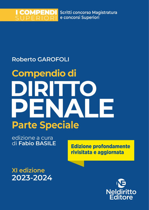 Cover of Compendio di diritto penale. Parte speciale