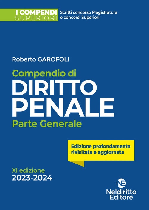 Cover of Compendio di diritto penale. Parte generale