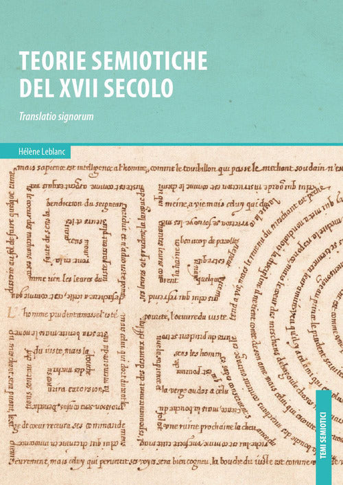 Cover of Teorie semiotiche del XVII secolo. Translatio signorum