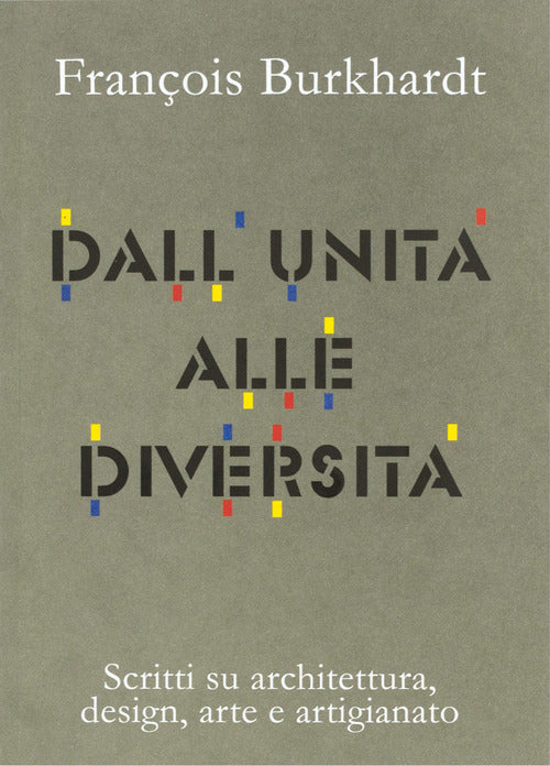 Cover of Dall'unità alle diversità