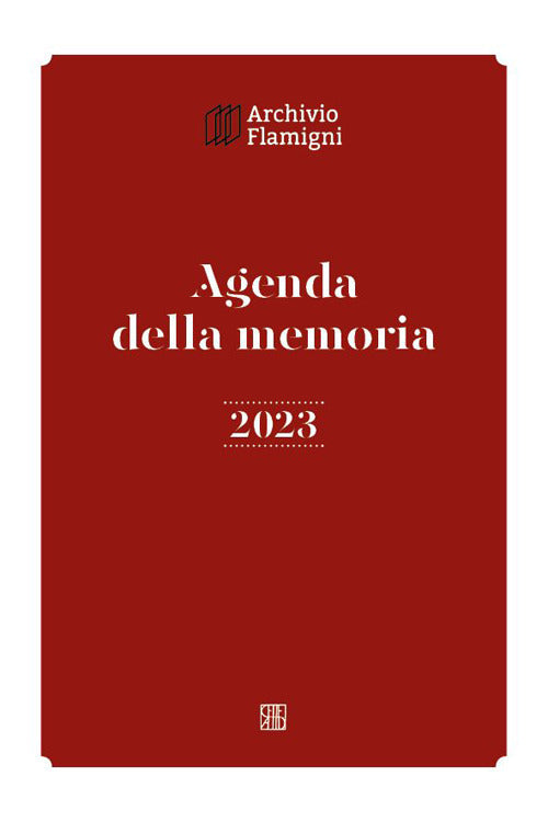 Cover of Agenda della memoria 2023